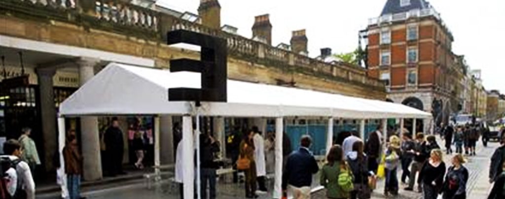 Experiential event in Covent Garden
